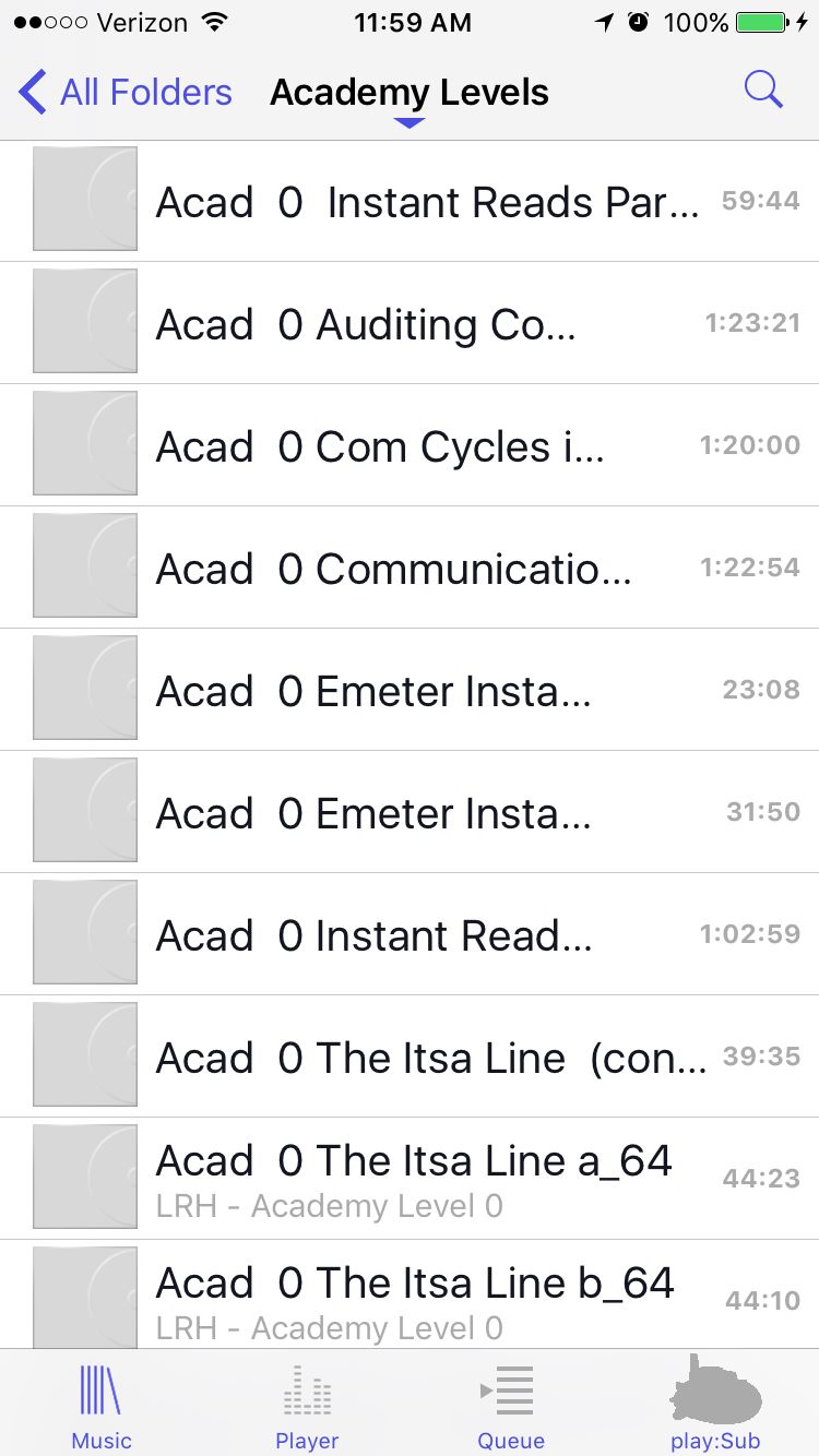 Click the Lecture you would like to hear.