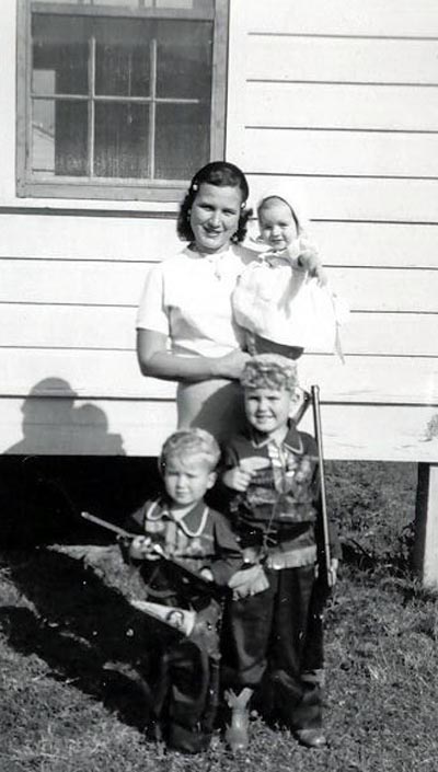 Perry's family in 1954