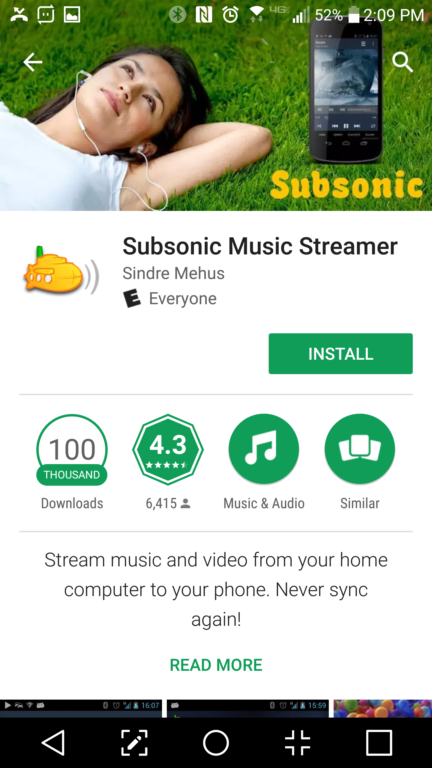 Download the Subsonic Music Streamer