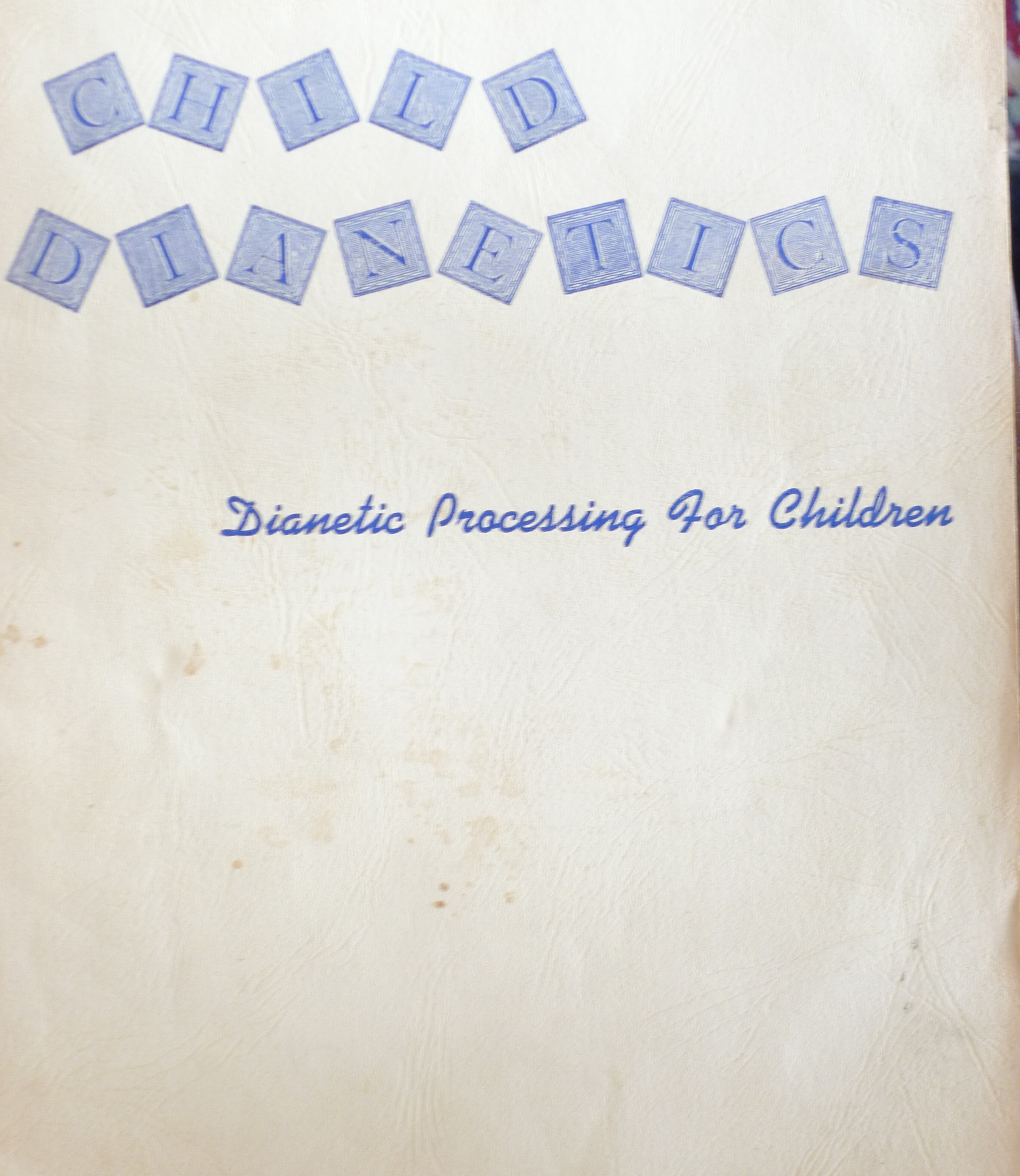 Child Dianetics, front, first edition.jpg
