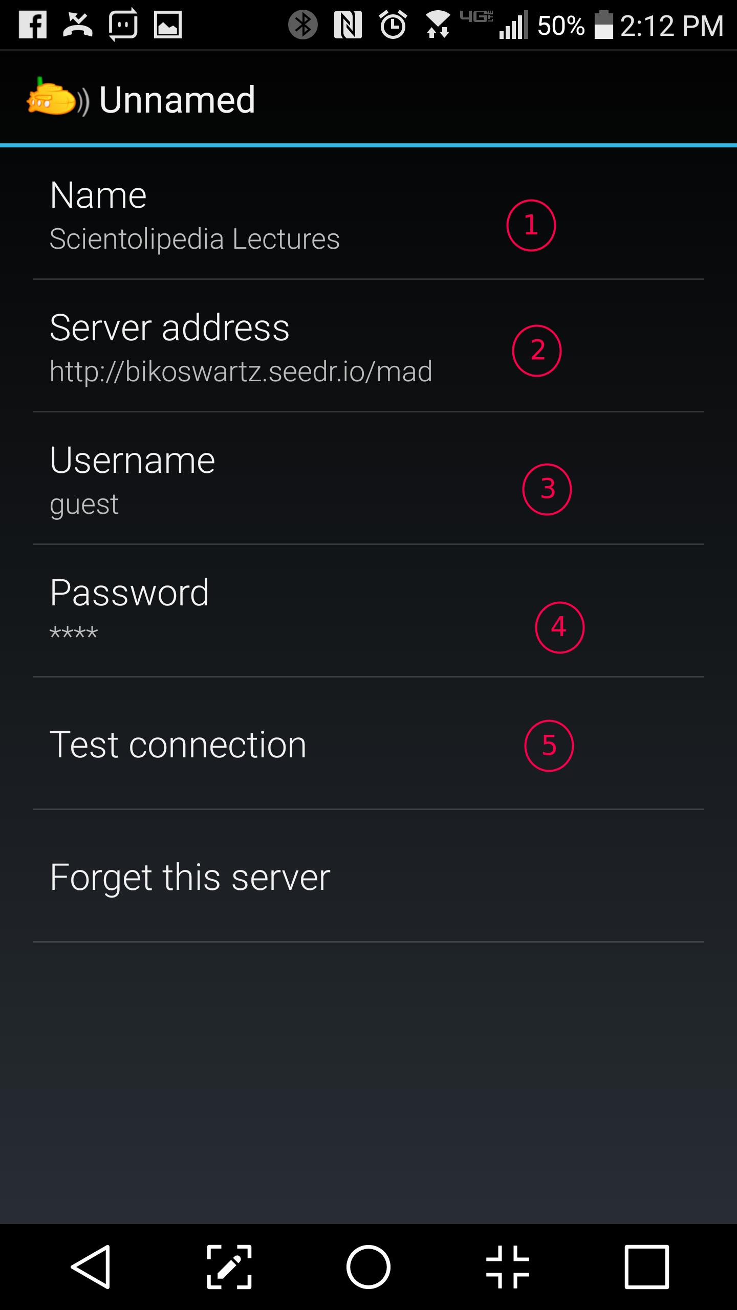 Configure your new server.