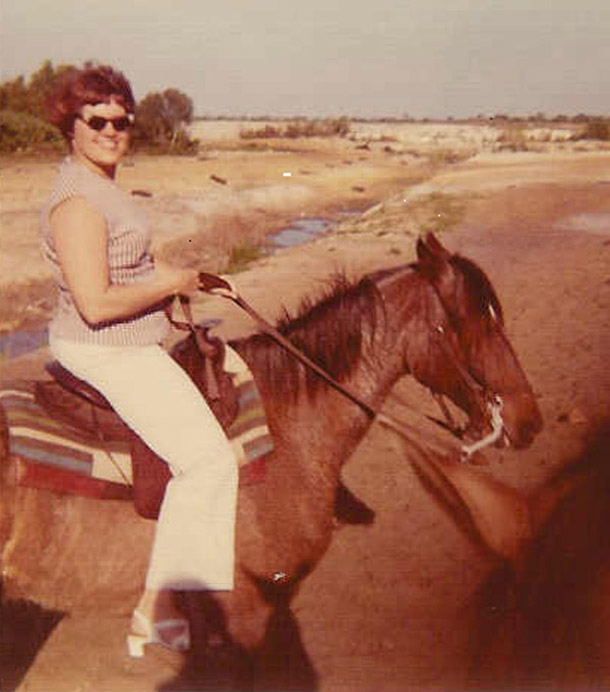 Yvonne in Florida, May, 1976