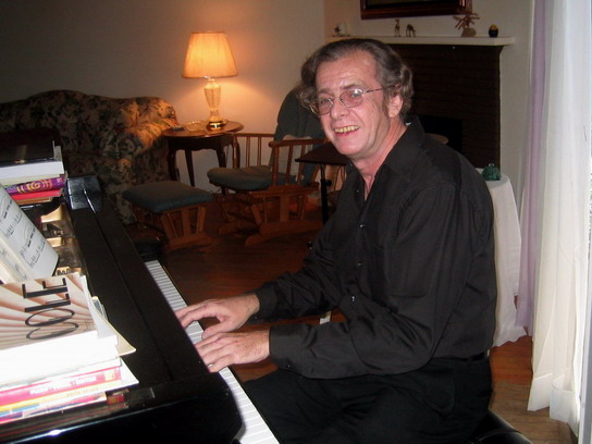 Ken was also a keen piano-player