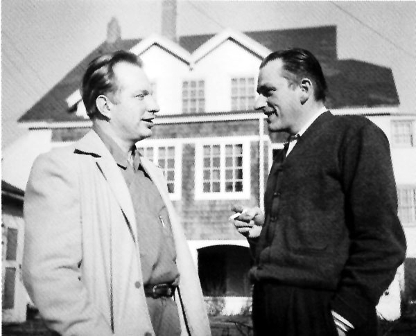 L Ron Hubbard(l) and John W Campbell