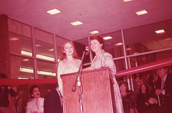 Diana and Yvonne at the grand opening of CC at LaBrea