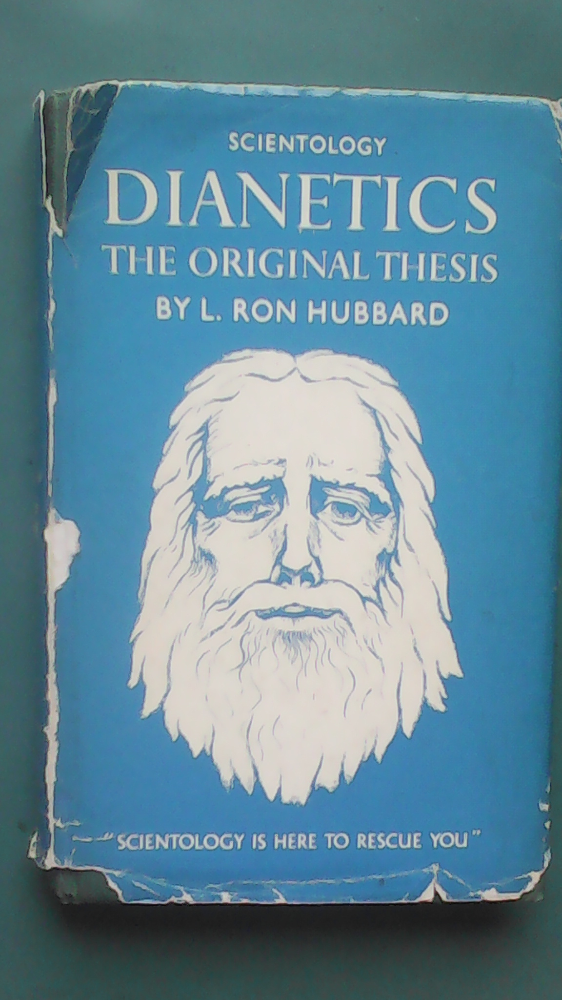 Front of dust jacket Dianetics The Original Thesis.jpg