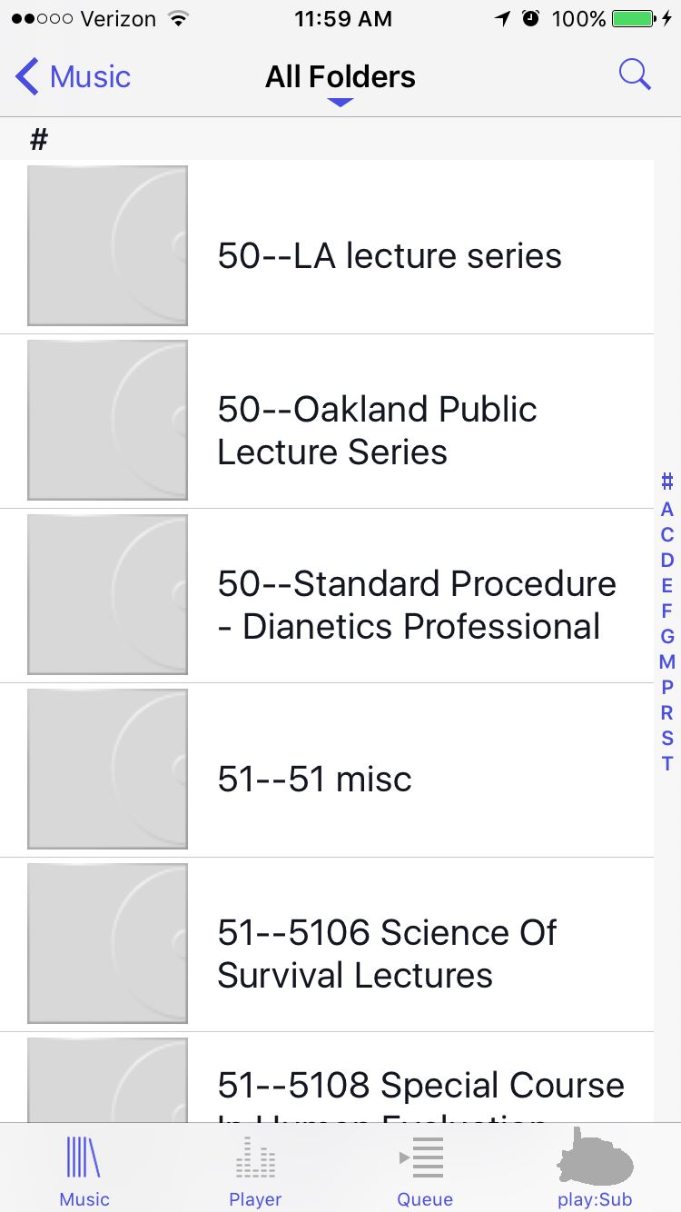 Choose the Lecture Set you would like to listen to a lecture from.