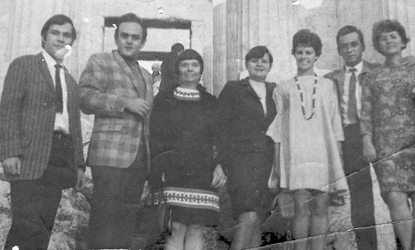 Class VIII's; Yvonne and others, Athens, October, 1968